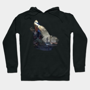 Tomb Raider - Helicopter (Wolf) Hoodie